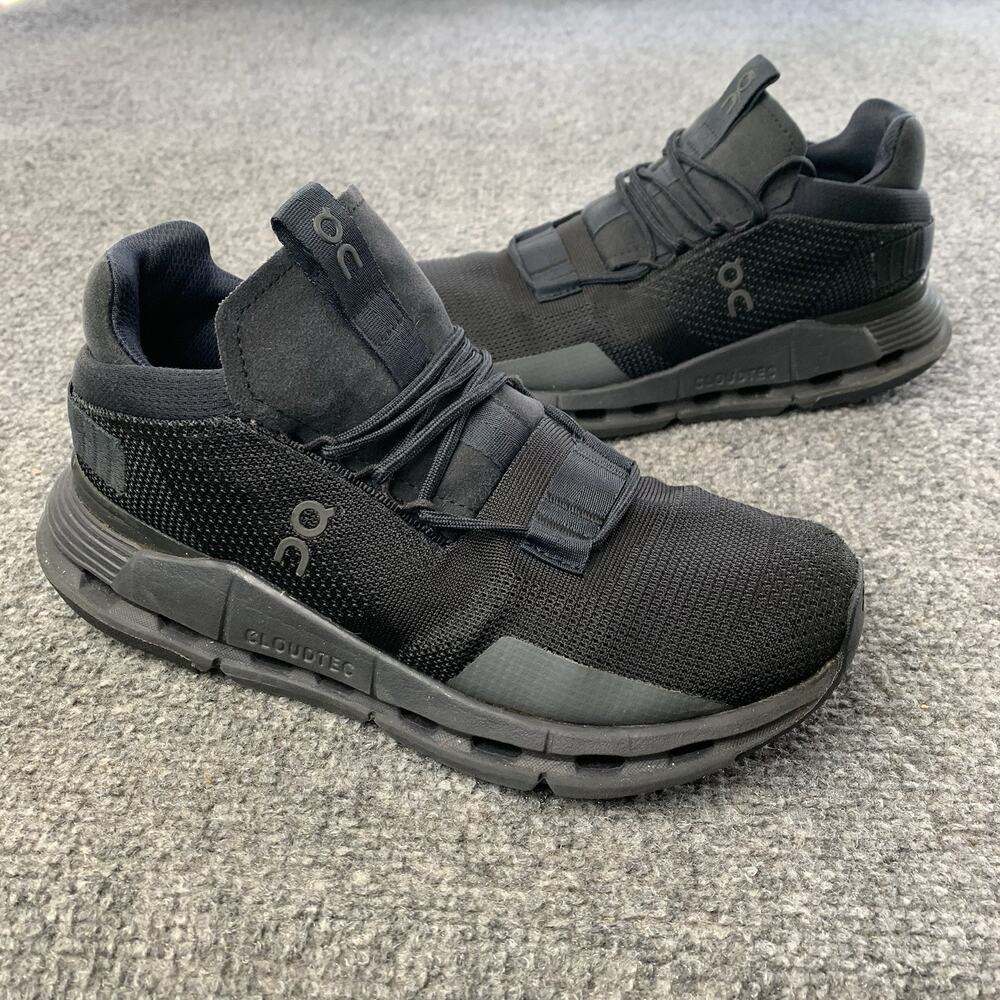 On Cloudnova Womens Size 6.5W Black Eclipse Running Shoes Athletic 26.99814